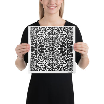 Prune Face (loves you!) Canvas Print - Image 2